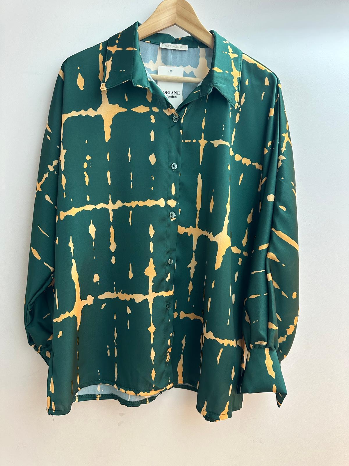 Chemise Imprimée Vert – Image 7