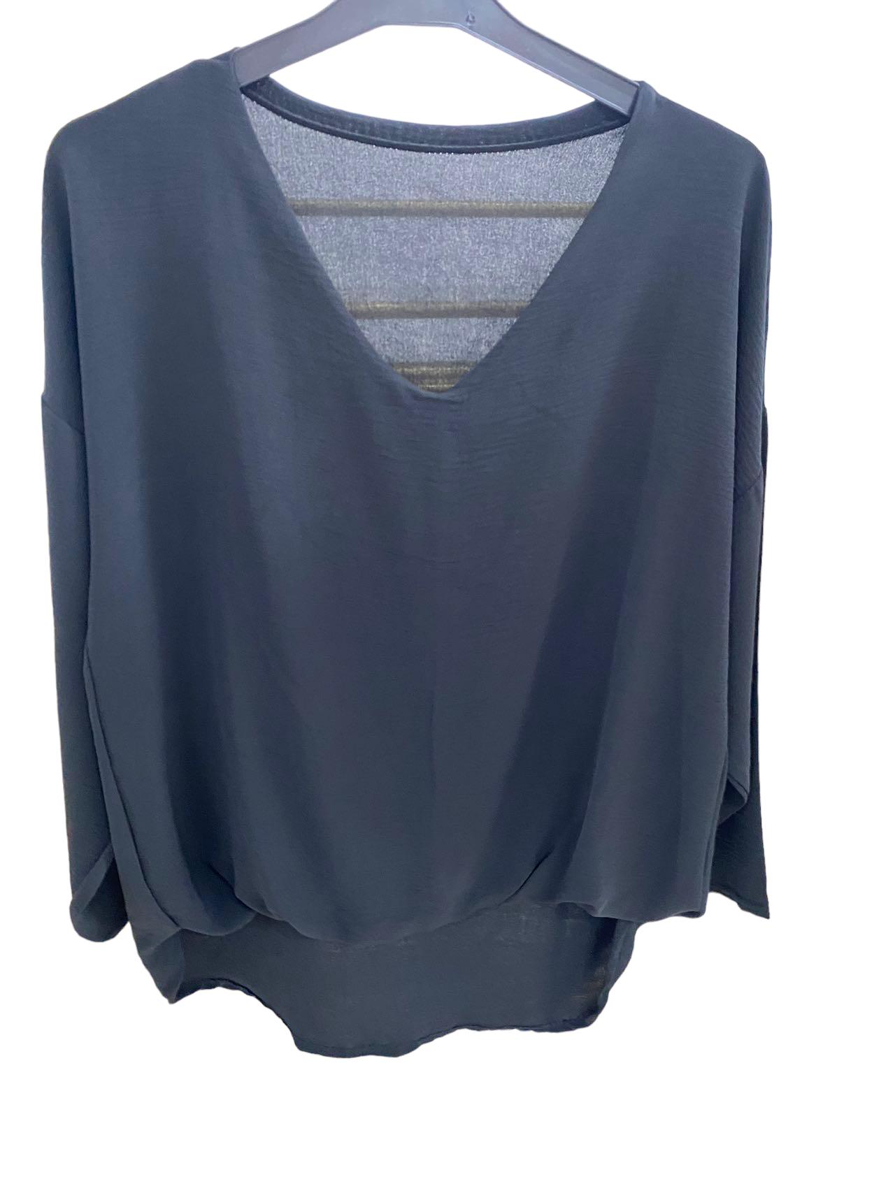 Blouse Asymétrique Noir – Image 8