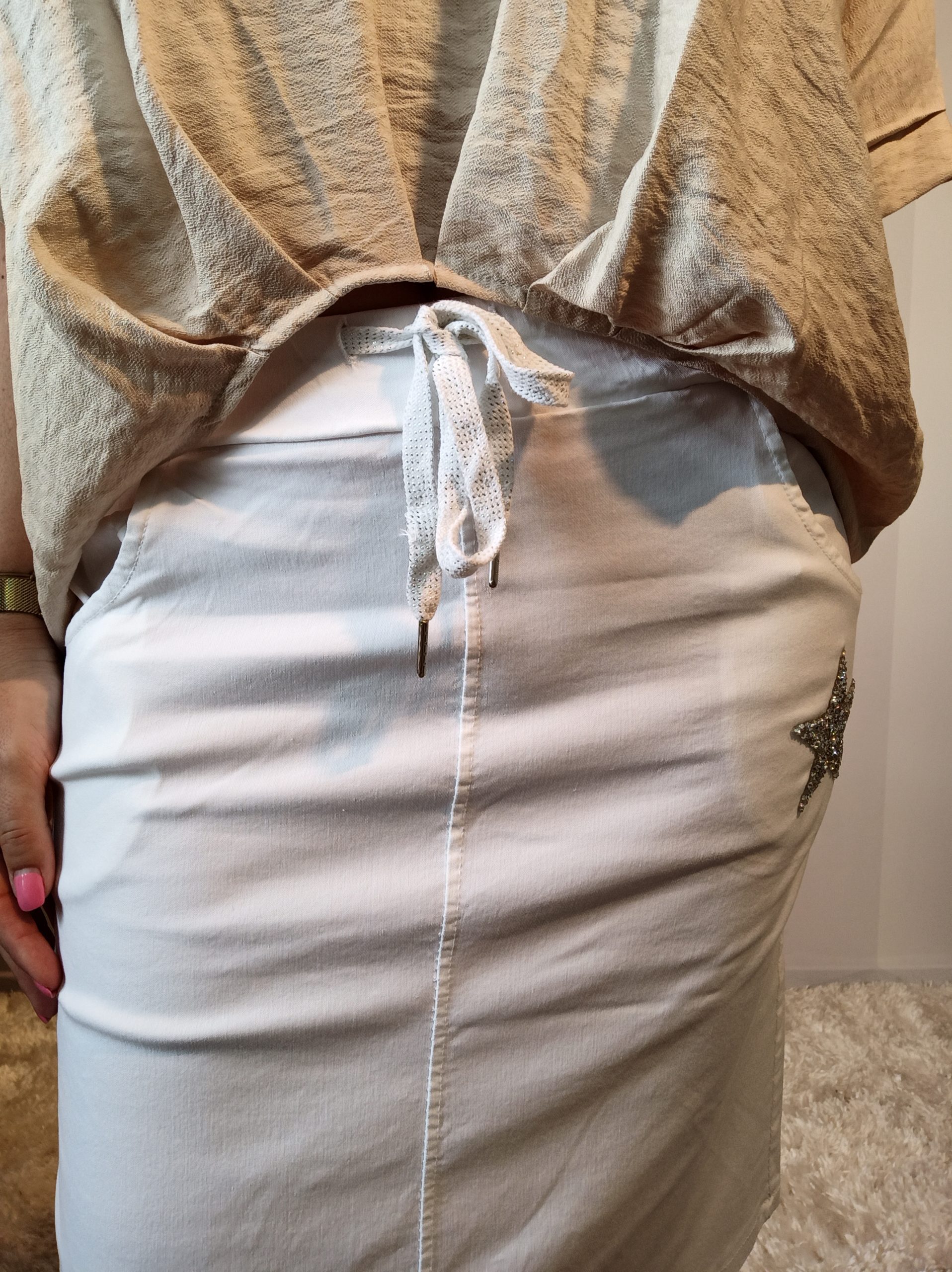 Jupe Décontractée Blanche – Image 5